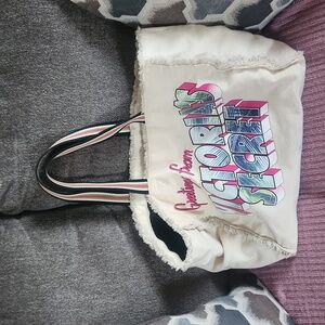 Victoria's Secret canvas beach bag